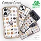 【Compos-Case】いろいろな表情の猫