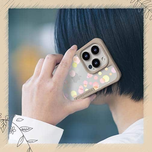 【Compos-Case】水玉 ピンク