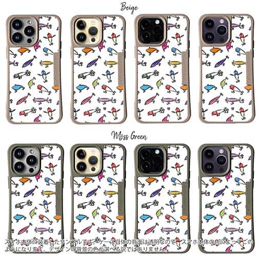 【Compos-Case】【釣りざんまい】ルアーコレクション_カラフルホワイト