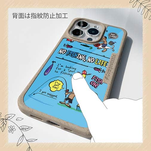【Compos-Case】【釣りざんまい】釣りに行きませんか?_カラフルスカイブルー