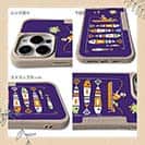 【Compos-Case】【釣りざんまい】愛犬と釣りを楽しむアングラー_カラフルパープル