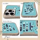 【Compos-Case】【釣りざんまい】愛犬と釣りを楽しむアングラー_カラフルミントブルー