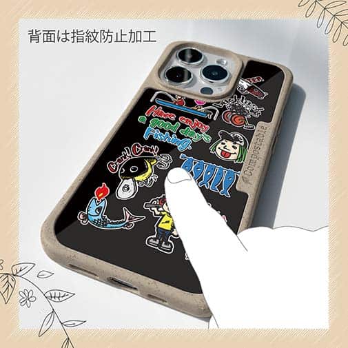 【Compos-Case】【釣りざんまい】魚釣りに出かけよう!_カラフルブラック