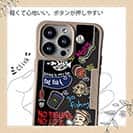 【Compos-Case】【釣りざんまい】釣り好きですがなにか?_カラフルブラック