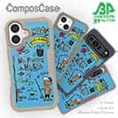 【Compos-Case】【釣りざんまい】釣りが好きなんです_カラフルスカイブルー