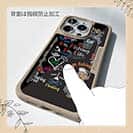 【Compos-Case】【釣りざんまい】釣りが好きなんです_カラフルブラック