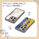【Compos-Case】赤ワイン　大漁旗スマホケース　マアジ