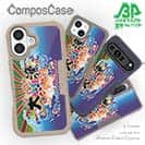 【Compos-Case】さかな芸人ハットリ×赤ワイン　大漁旗スマホケース　マアジ