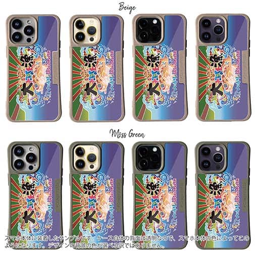 【Compos-Case】さかな芸人ハットリ×赤ワイン　大漁旗スマホケース　マアジ