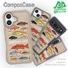 【Compos-Case】FISHING PARADAISE OKINAWA! ブラウン