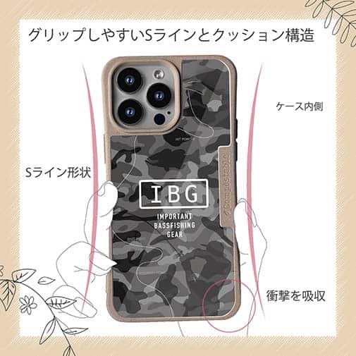 【Compos-Case】【FISH MAN】IBG バスフィッシングに大事な装備　グレー