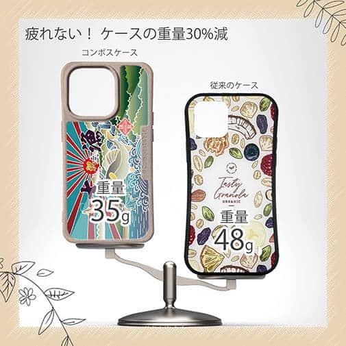 【Compos-Case】赤ワイン　大漁旗スマホケース　鮎（アユ）