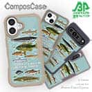 【Compos-Case】【FISH MAN】フィッシングパラダイス「フレッシュウォーター編」ブルー