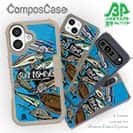 【Compos-Case】【FISH MAN】SURF FISHING Color! ブルー
