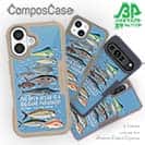 【Compos-Case】【FISH MAN】BIG GAME PARADAISE!ブルー