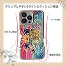 【Compos-Case】赤ワイン　大漁旗スマホケース　アオリイカ