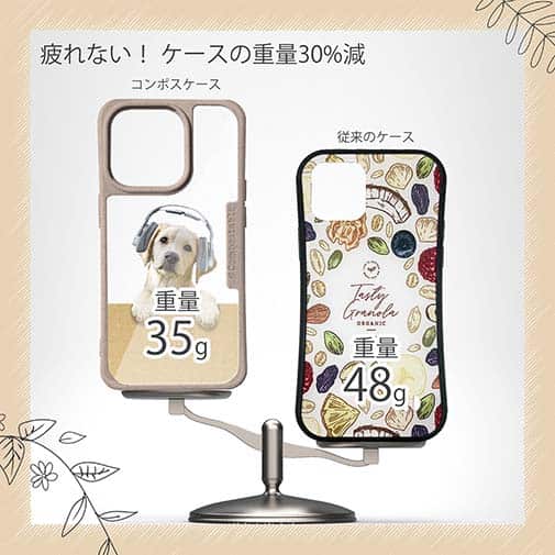 【Compos-Case】ラブ（クリーム）だってNo Music