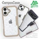 【Compos-Case】花のシームレスパターン ブルー