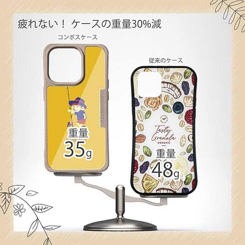 【Compos-Case】【釣りざんまい】釣りに行きたい少年_オレンジ