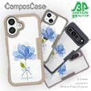 【Compos-Case】青い花 嬉しいニュース