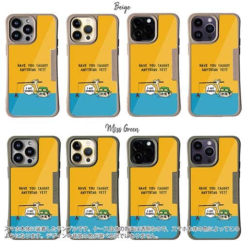 【Compos-Case】【釣りざんまい】ユニークアングラー_オレンジ