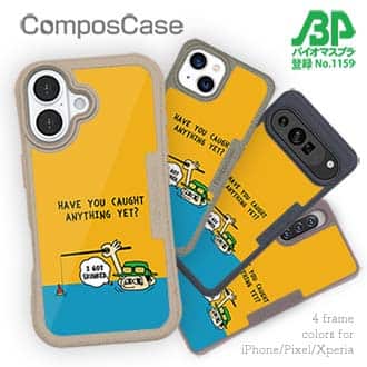 【Compos-Case】【釣りざんまい】ユニークアングラー_オレンジ