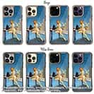 【Compos-Case】釣りをする女性 ビンテージバージョン