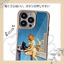 【Compos-Case】釣りをする女性 ビンテージバージョン