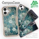 【Compos-Case】トルコタイル風 ブルー