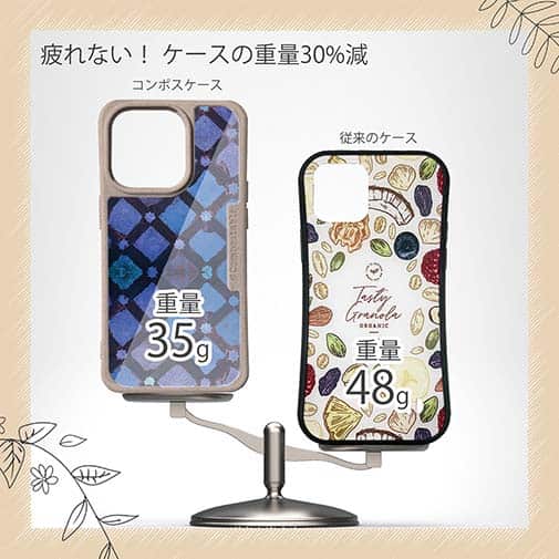 【Compos-Case】トルコタイル風 ディープブルー