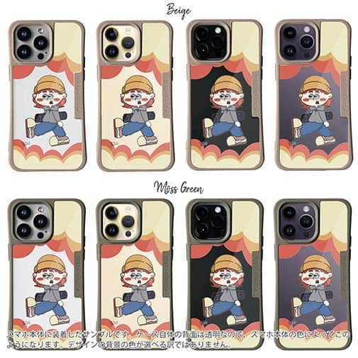 【Pariko】【Compos-Case】スケーターの女の子 アメコミ