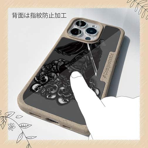 【Compos-Case】【彫姫】秦の始皇帝　和彫りデザイン