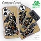 【Compos-Case】【彫姫】秦の始皇帝（カラー）　和彫りデザイン