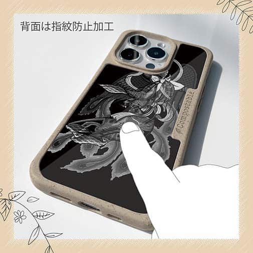 【Compos-Case】【彫姫】羽衣天女　和彫りデザイン