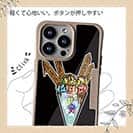 【Compos-Case】【彫姫】ドクロパフェ？（ブラック）　和彫りデザイン