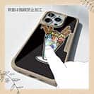 【Compos-Case】【彫姫】ドクロパフェ？（ブラック）　和彫りデザイン