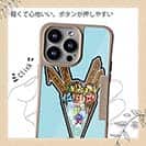 【Compos-Case】【彫姫】ドクロパフェ？（ライトブルー）　和彫りデザイン