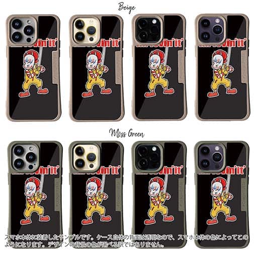 【Compos-Case】【彫姫】I'm lovin'it（ブラック）　和彫りデザイン