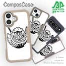 【Compos-Case】【彫姫】弁慶達磨（ホワイト）