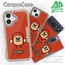 【Compos-Case】【ワカボンド】WAKAMAKAシリーズ おさるのウキキック
