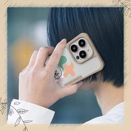 【Pariko】【Compos-Case】ステッカー風カラフル女の子ver