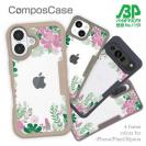 【Compos-Case】北欧デザイン グリーン＆ピンク