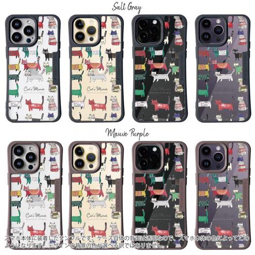 【Compos-Case】北欧デザイン 猫の行進