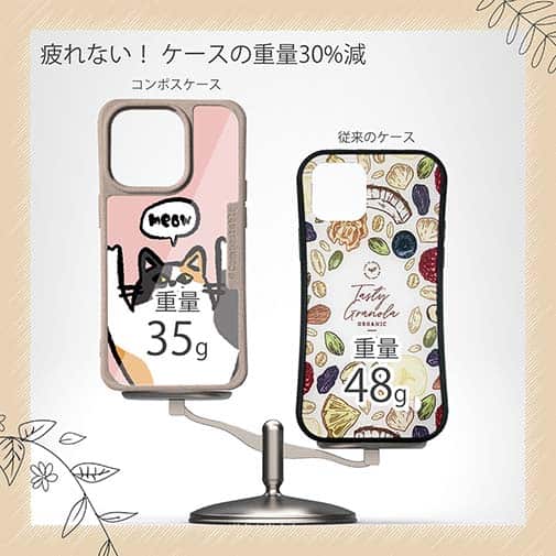 【Compos-Case】ワーイなネコ_三毛猫(wakat)