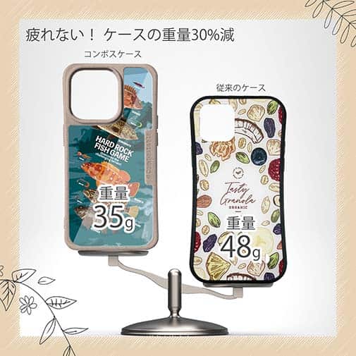 【Compos-Case】【FISH MAN】ハードロックフィッシュゲーム ブルー No1