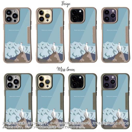 【Compos-Case】【FISH MAN】山シリーズ「雷鳥／冬のオス　遠き雪山」