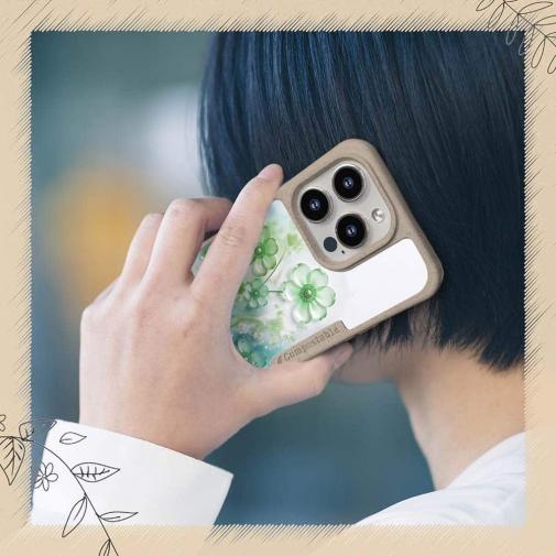 【Compos-Case】プラスチックフラワー グリーンNo1