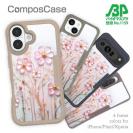 【Compos-Case】プラスチックフラワー ピンクNo1