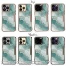 【Compos-Case】くすみカラーマーブル調 グリーン＆ゴールド