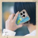 【Compos-Case】水中散歩するカエルくん_カラフル(wakat)